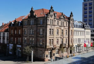 Gebäude der Geschäftsstelle am Bahnhof in Kaiserslautern